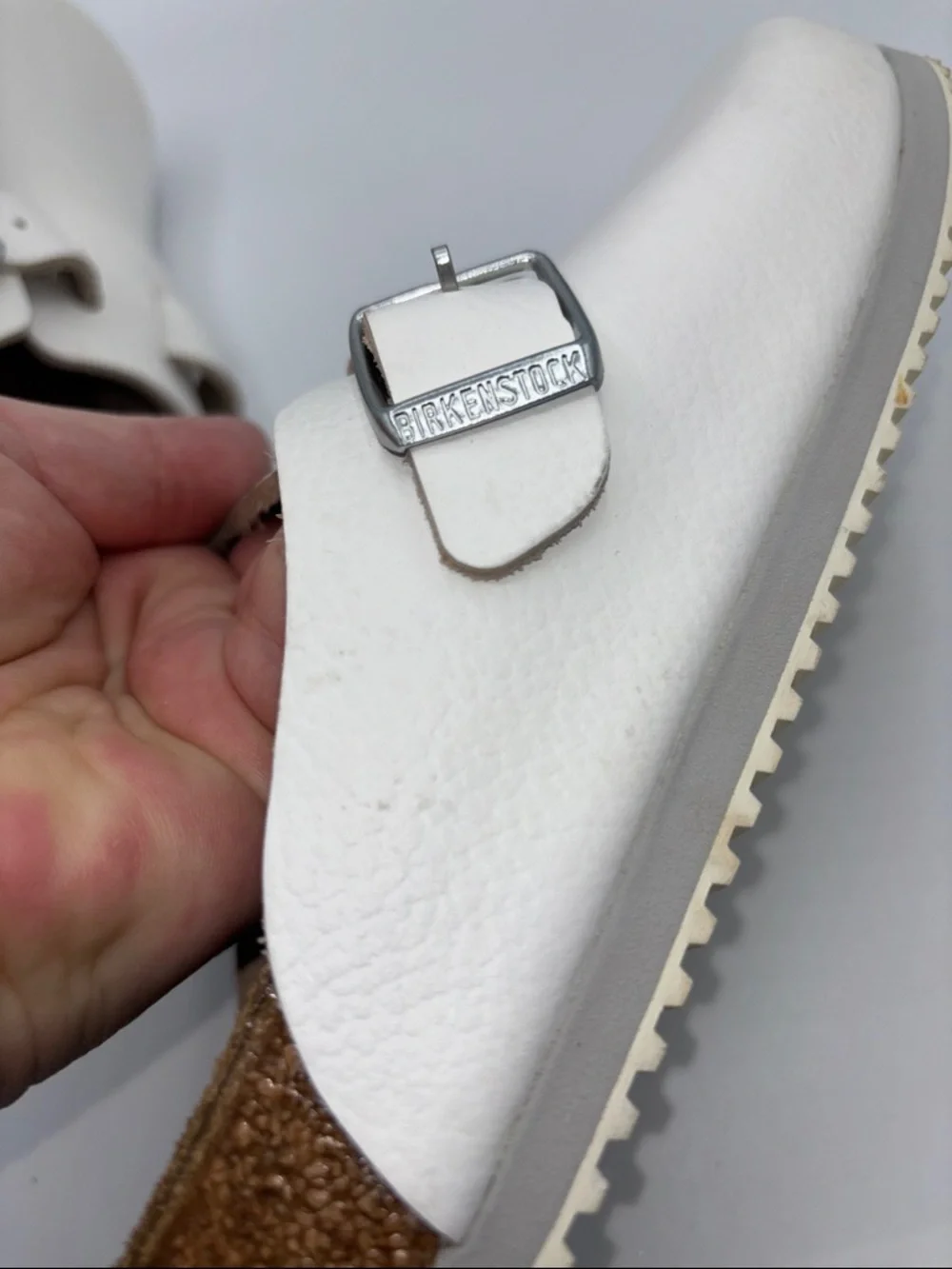 Birkenstock White Boston Clogs - Picture 8 of 14